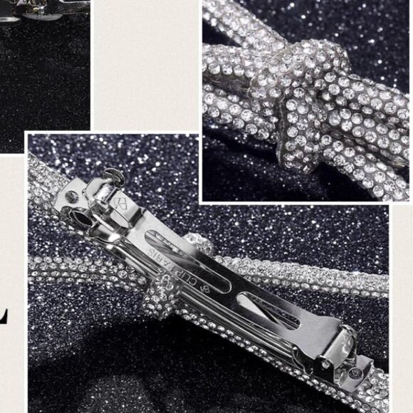 Rhinestone Crystal Hair Clip main image 4